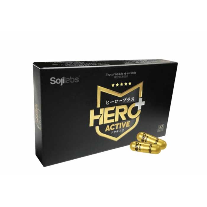 Hero + Active ⏤ para la fuerza masculina